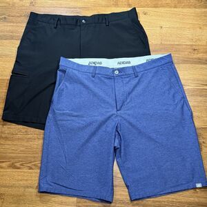 Adidas Greg Norman Men’s Golf Shorts Stretch Performance Size 40 Lot Of 2 Bundle